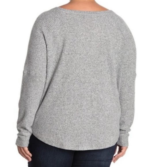 NWT Sweet Romeo Cozy Thermal Pullover Long-Sleeve Top - Picture 2 of 8